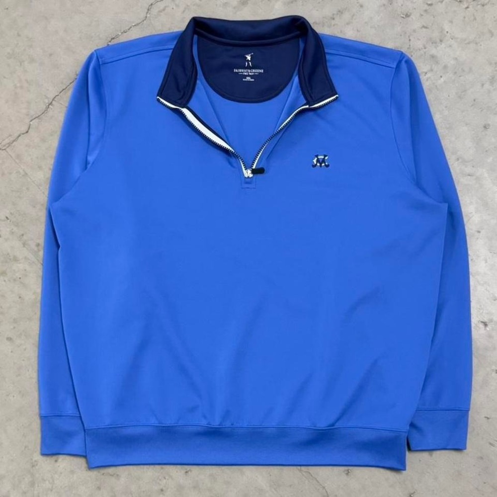 Fairway & Greene Performance Golf Quarter Zip Sweatshirt Sz XXL